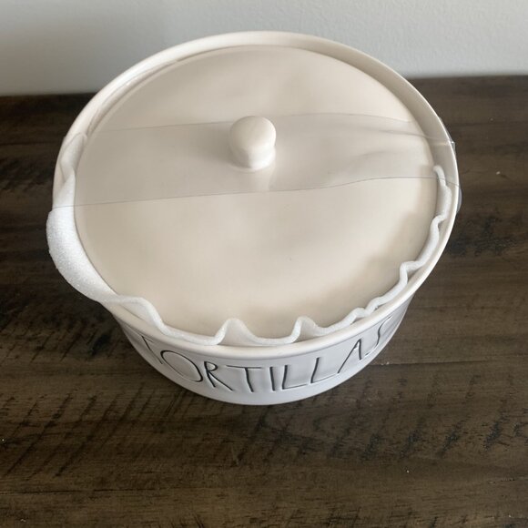 Rae Dunn Tortilla Holder Warmer Set | Farmhouse Kitchen Decor - Picture 3 of 5
